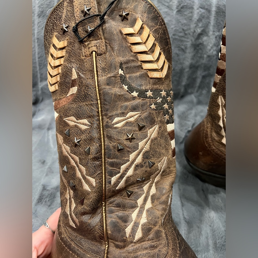 Ariat Circuit Americana Western Boot ATS Sole - Picture 9 of 13